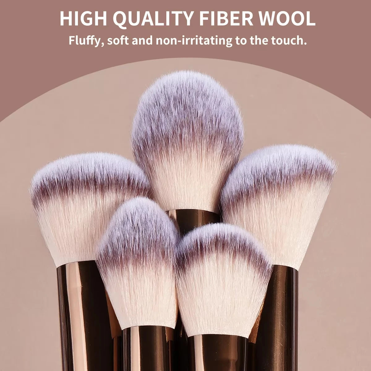 Maange 13-Piece Professional Makeup Brush Set – Foundation, Concealer, Powder, Eyeshadow & Blush Kabuki Brushes