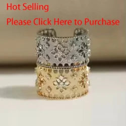 925 Sterling Silver Flower Ring for Women | Hollow Retro Design | Allergy-Free | VENTFILLE Fine Jewelry