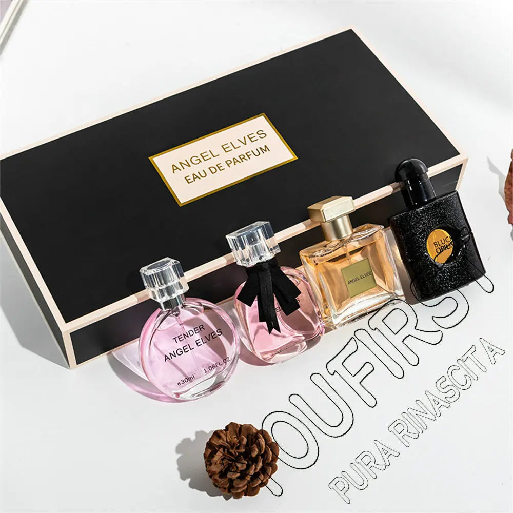 High Quality Perfume Women 120ml Perfumes Feminino Gift Box 4Pcs Set Parfum Femme Lasting Fragrance Floral Fruity Scent Spray Nanasbeautyholic
