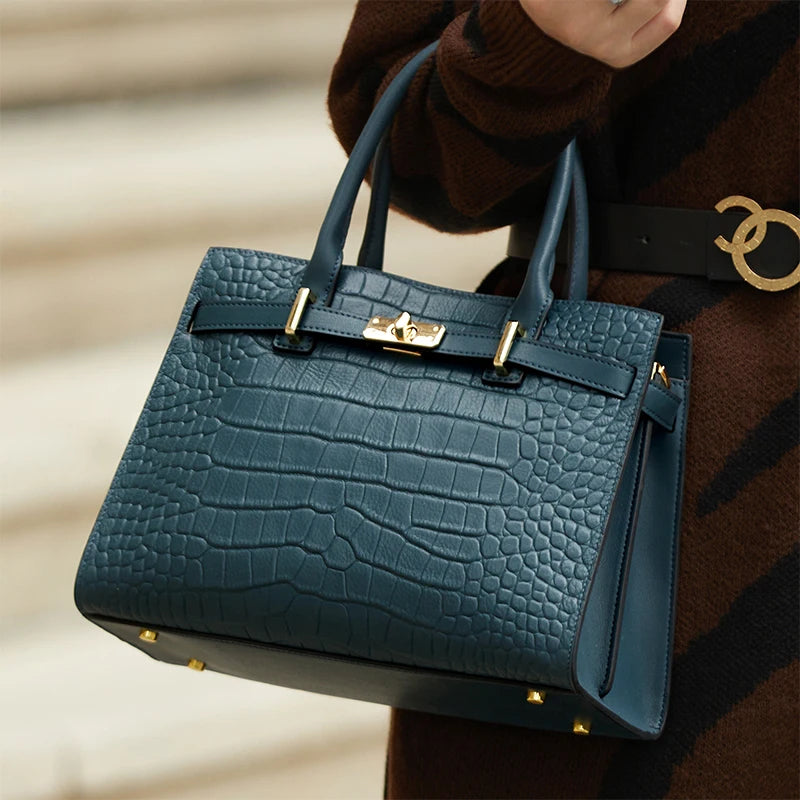Hot ZOOLER Fashion Woman Bag Full Genuine Leather Shoulder Bags for Businesswomen Real Cow Handbags Purses Bolsa Feminina #wg383 Nanasbeautyholic