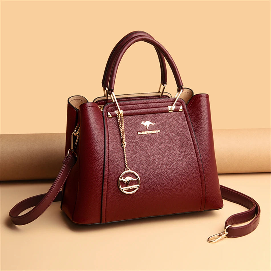 Luxury Women Designer 3 Layers Shoulder