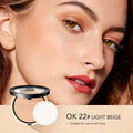Pressed Powder Waterproof Long-lasting Full Coverage Face Compact Setting Powder Makeup Foundation Oil 3 Color Control Cosmetics Nanasbeautyholic