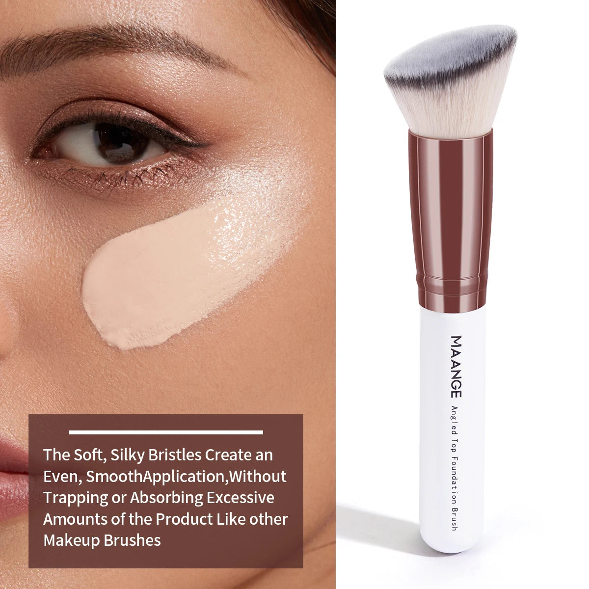 MAANGE 2PCS Foundation Makeup Brush
