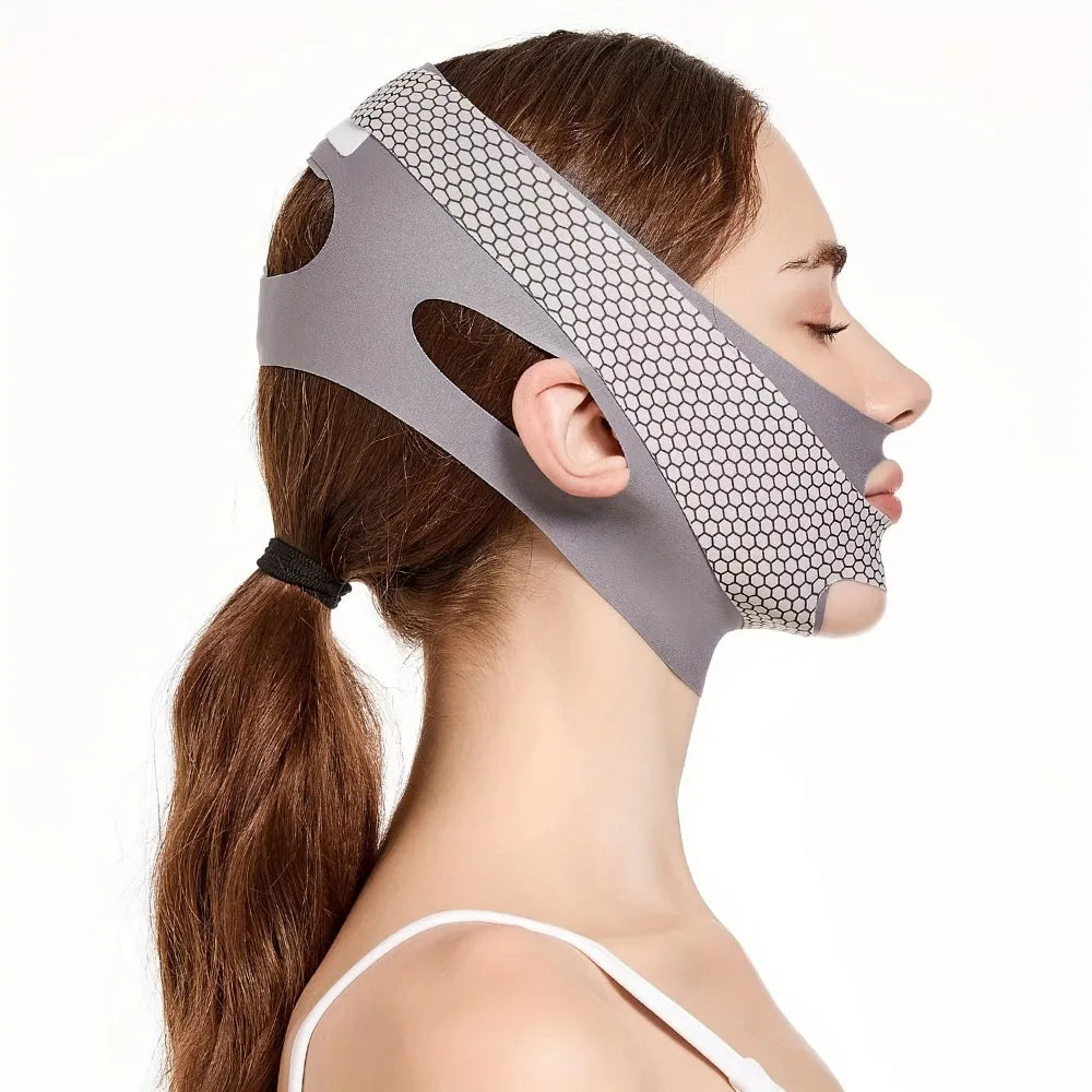 Face Slimming Bandage V Line Face Shaper Double Chin Reducer Face Lifting Belt Anti Wrinkle Facial Massager Women Skin Care Tool Nanasbeautyholic