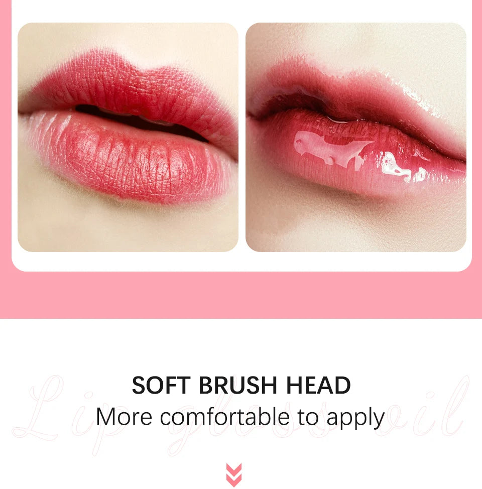 3pcs/set Lip Glaze Mirror Water Long-lasting Waterproof Crystal Jelly Oil Lip Tint Moisturizing Non-stick Cup Lip Glow Oil Care Nanasbeautyholic