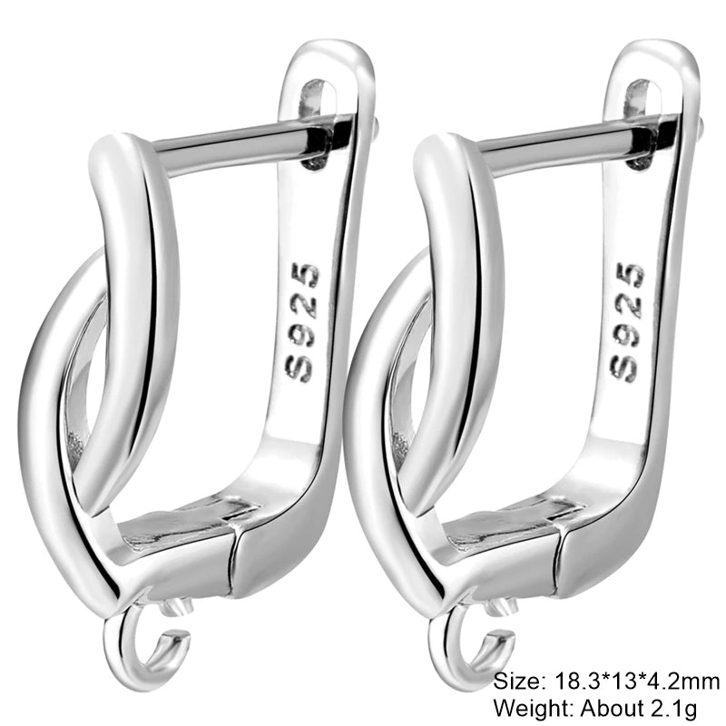 18K Gold Plated Zircon Earring Hooks for DIY Jewelry Making – Leverback Ear Wire Findings