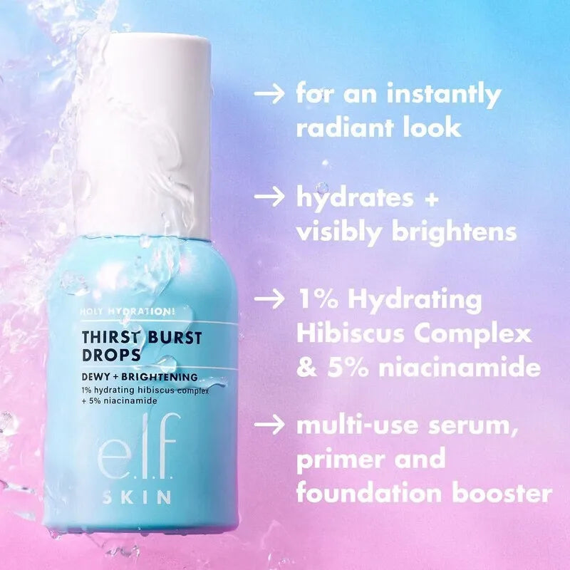 e.l.f. Makeup Base Collection – Primer, Setting Spray, Lip Gloss & Foundation | Oil-Control & Long-Wearing