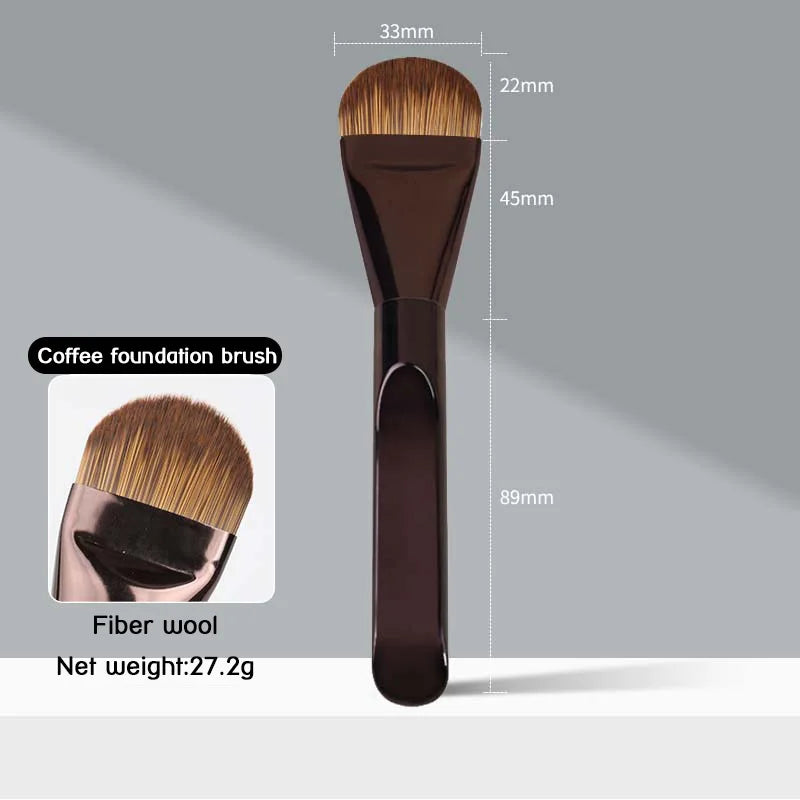 HMQ Ultra Thin Foundation Brush Tongue-Shaped