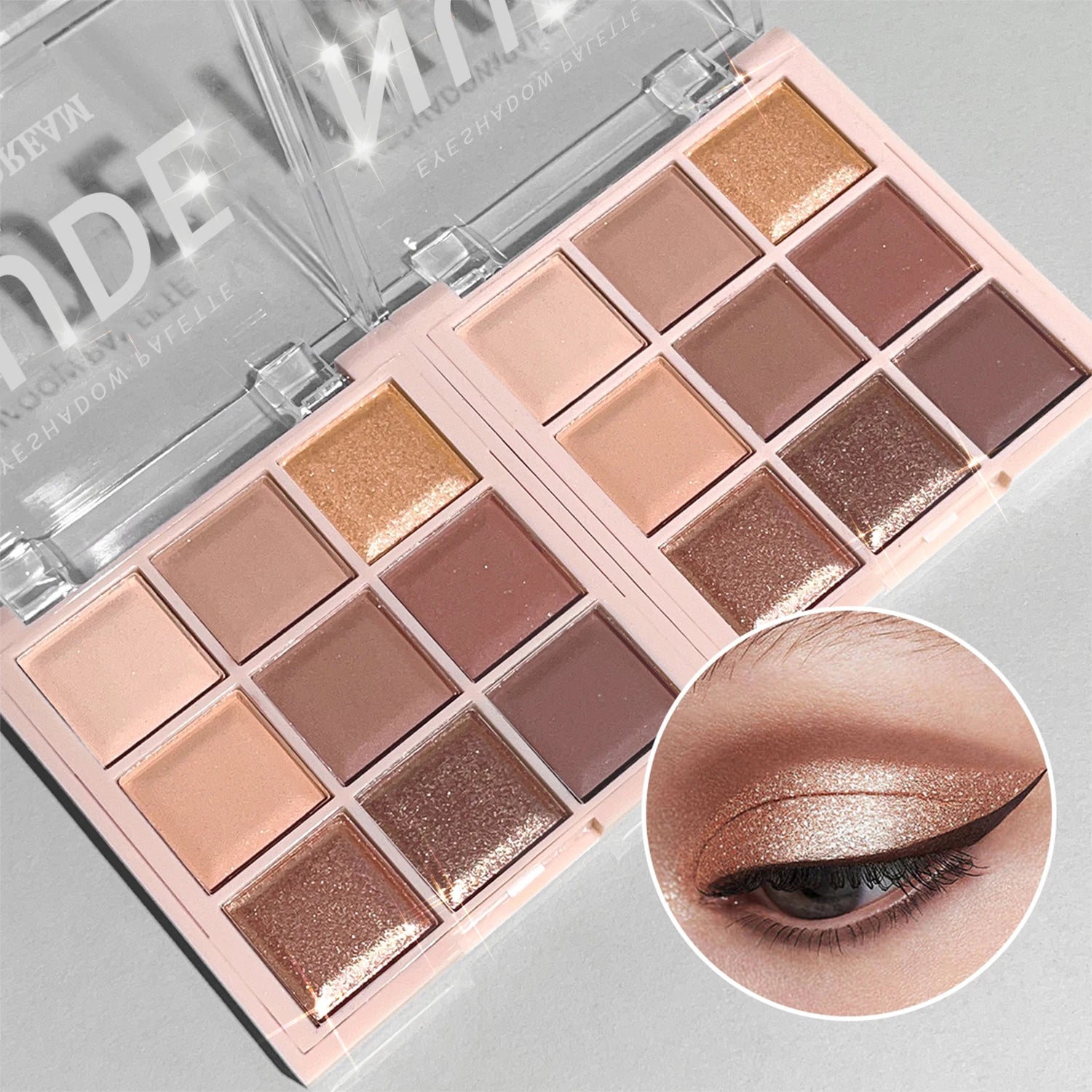 Eye shadow Palette, Matte & Shimmer Finish
