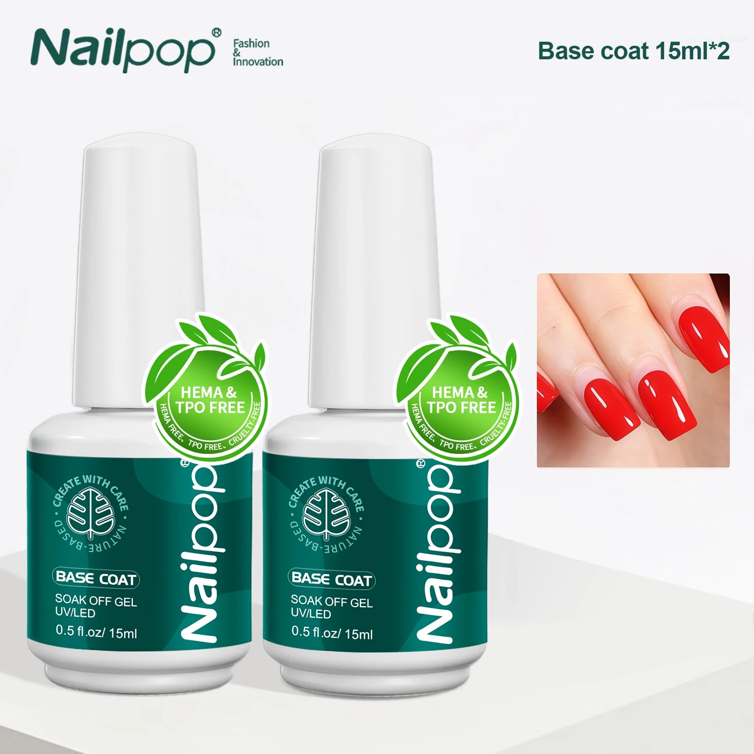 Nailpop Nail Dehydrator & Primer Set - Professional Nail Prep Kit