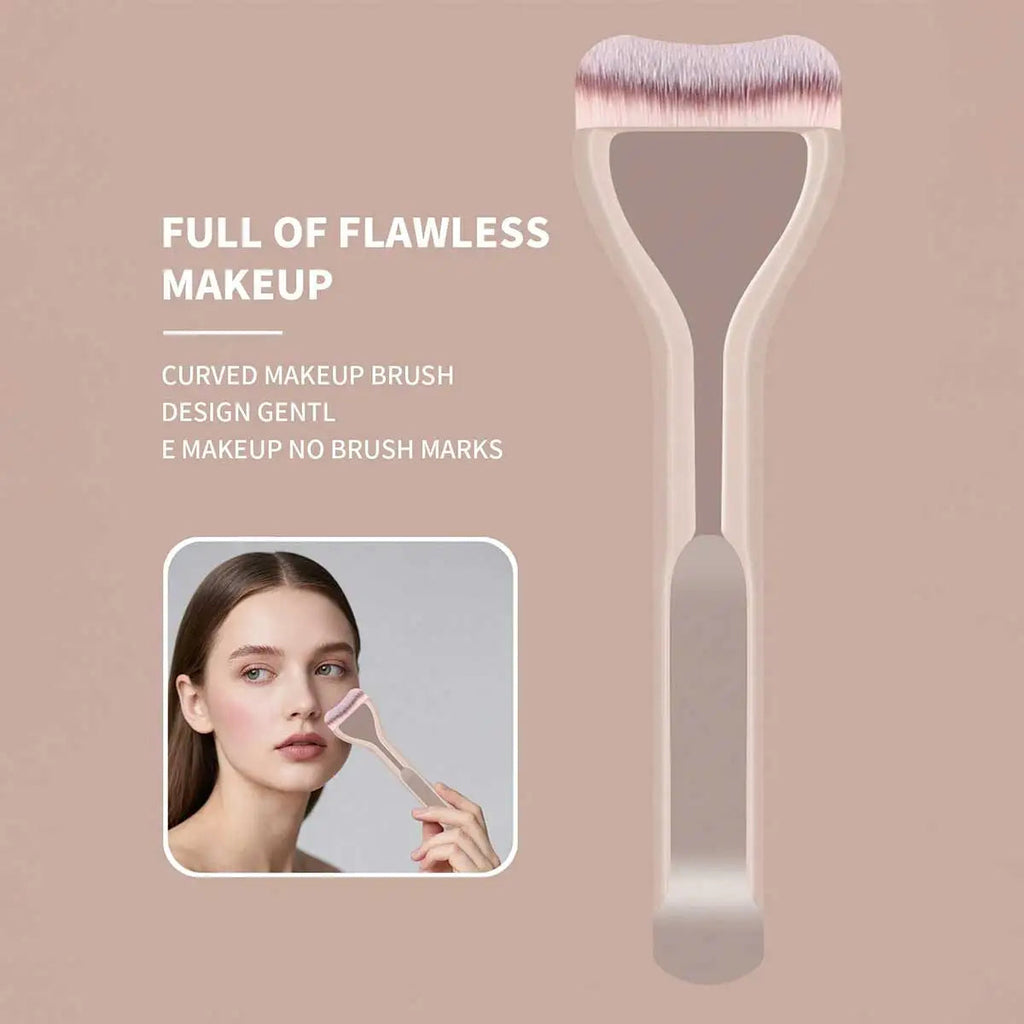 MAANGE 2pcs Foundation Makeup Brushes Set Ultra Thin Top Mask Brush For Liquid Cream Cosmetics Blending Beauty Tool Premium Gift Nanasbeautyholic