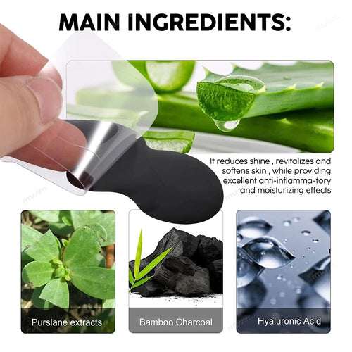 50/100PCS Bamboo Charcoal Nasal Strips Blackhead Remover