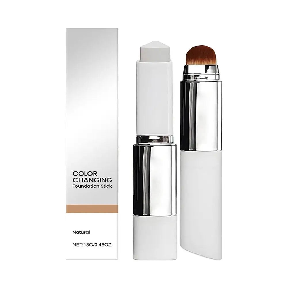 2-in-1 Color-Changing Foundation Stick | Moisturizing & Brightening | All Skin Types