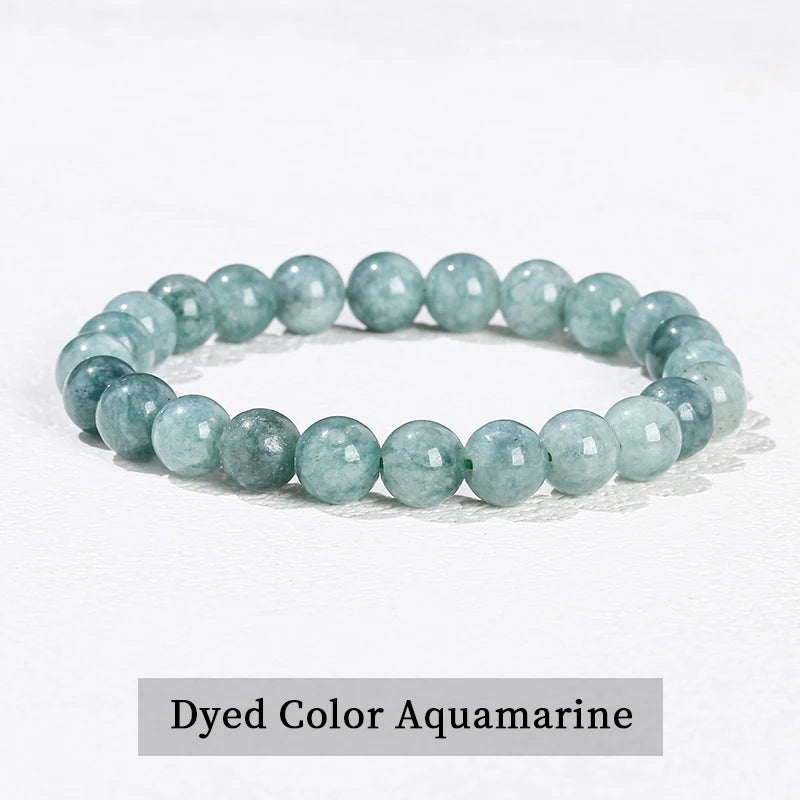 Natural Gemstone Bead Bracelet — Amethyst, Tiger Eye, Crystal, Agate & More | Reiki Healing Jewelry