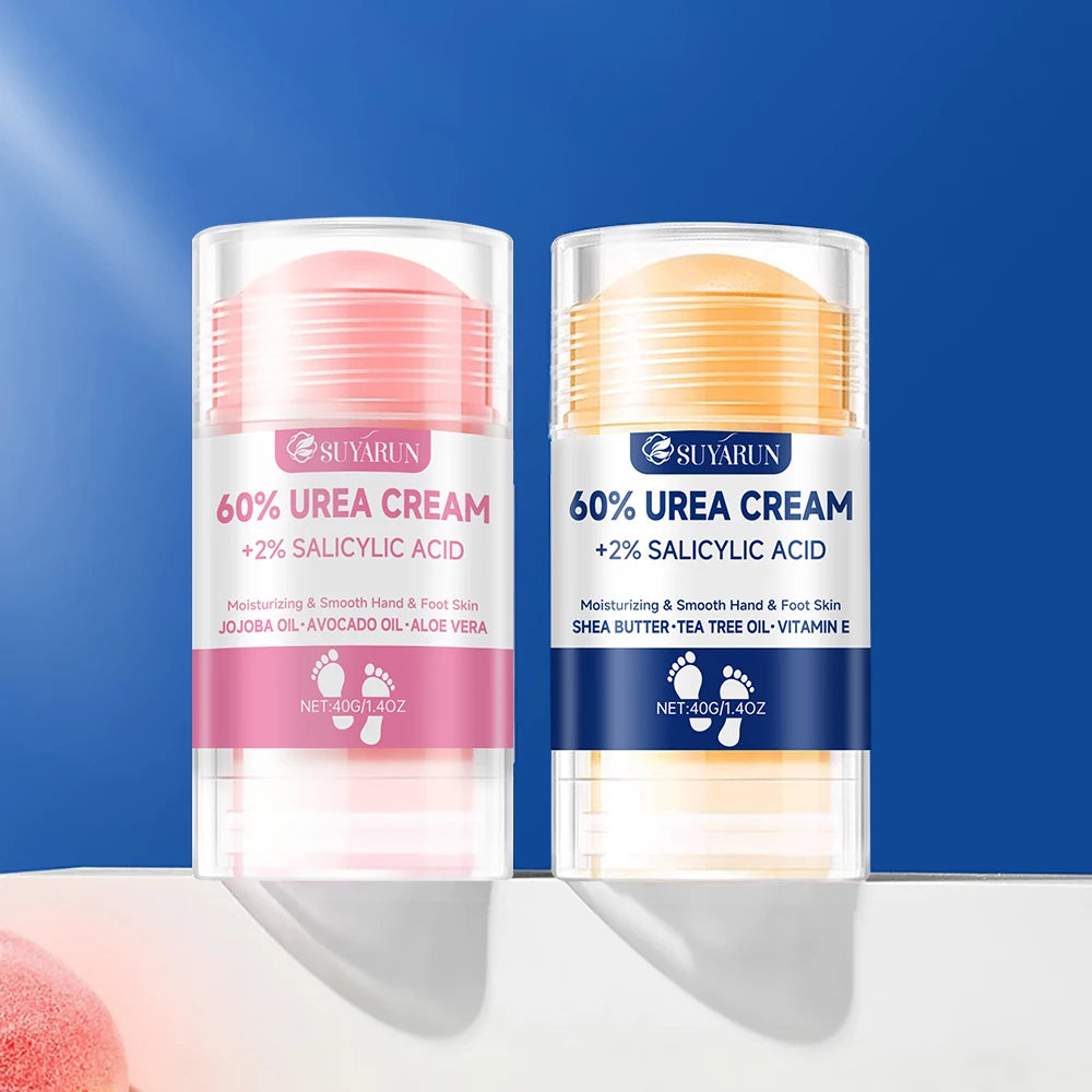 60% Urea Foot Cream Stick | Cracked Heel Repair & Deep Hydration | Exfoliating Dry Foot Care