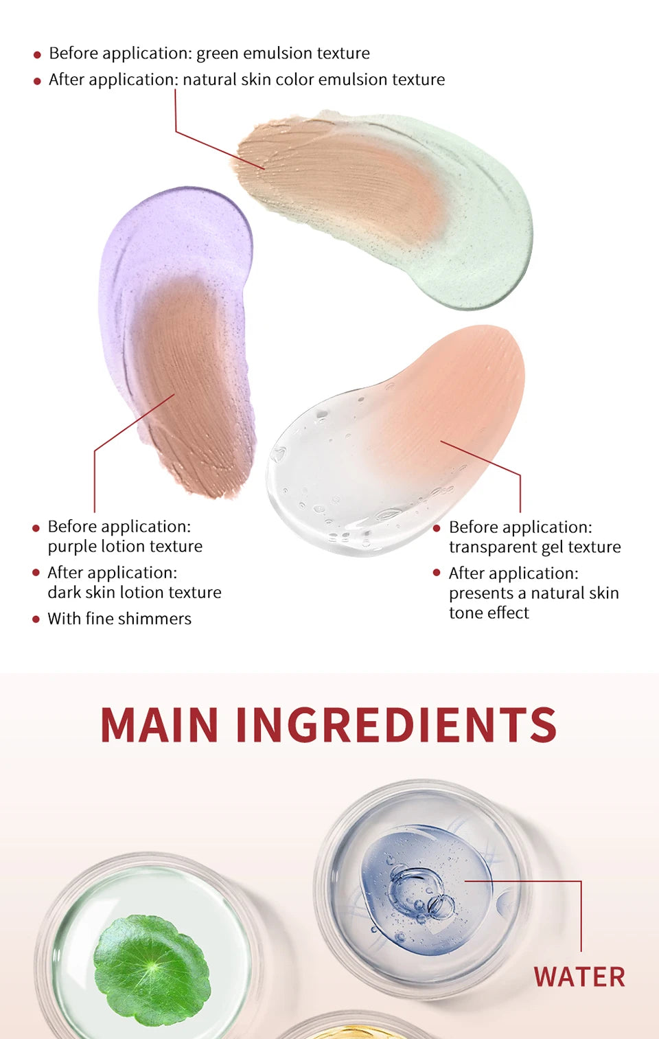 CC Water-Gel Cream Foundation – Hydrating, Color-Correcting Coverage with Centella Asiatica