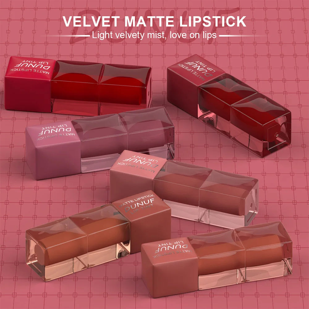 Matte Liquid Lipstick Set Waterproof Smudge Proof Moisturizing Lip Gloss Long Wearing Velvet Tint Makeup Collection Nanasbeautyholic