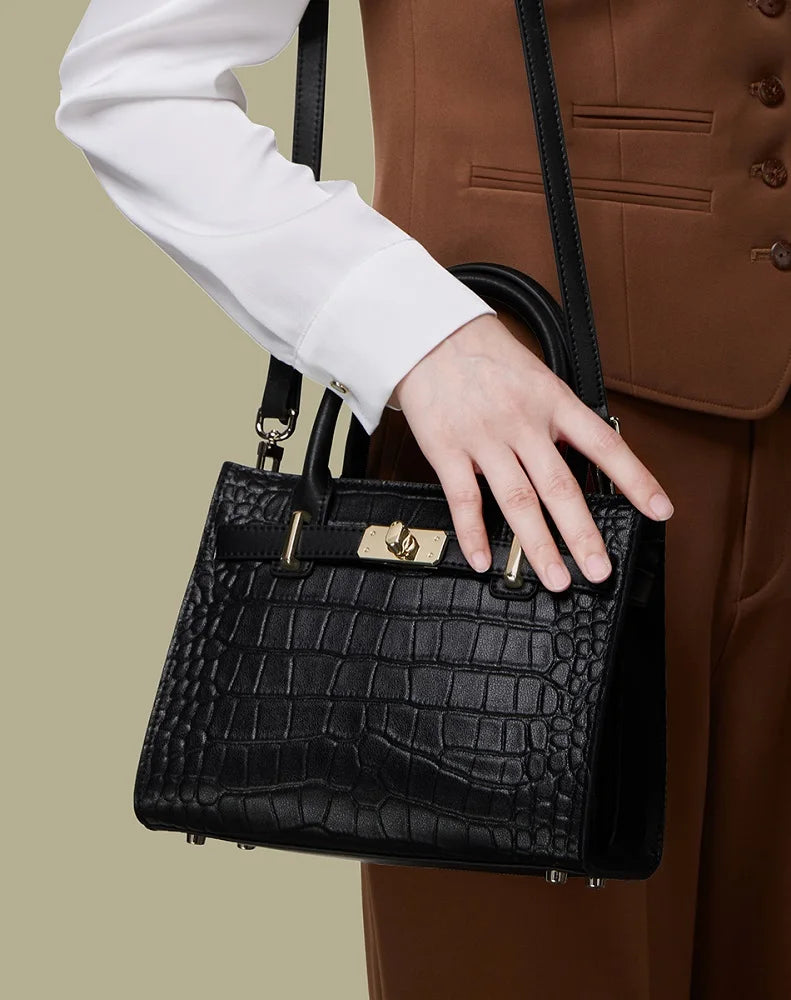 Hot ZOOLER Fashion Woman Bag Full Genuine Leather Shoulder Bags for Businesswomen Real Cow Handbags Purses Bolsa Feminina #wg383 Nanasbeautyholic