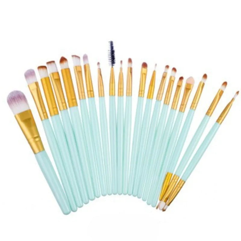 20pcs Eye brush Complete eyeshadow Brush Beauty Tool Explosive neutral logo Free Eyeliner brush Nanasbeautyholic