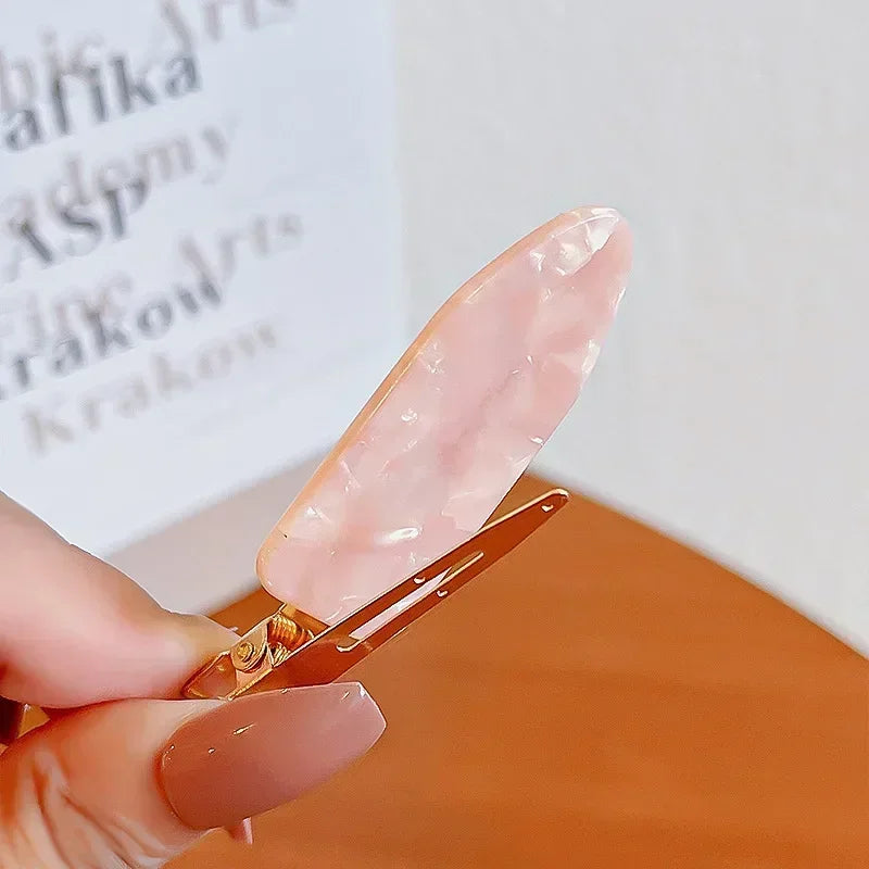 2-4pcs Cherry Pink Seamless Edge Clip Women