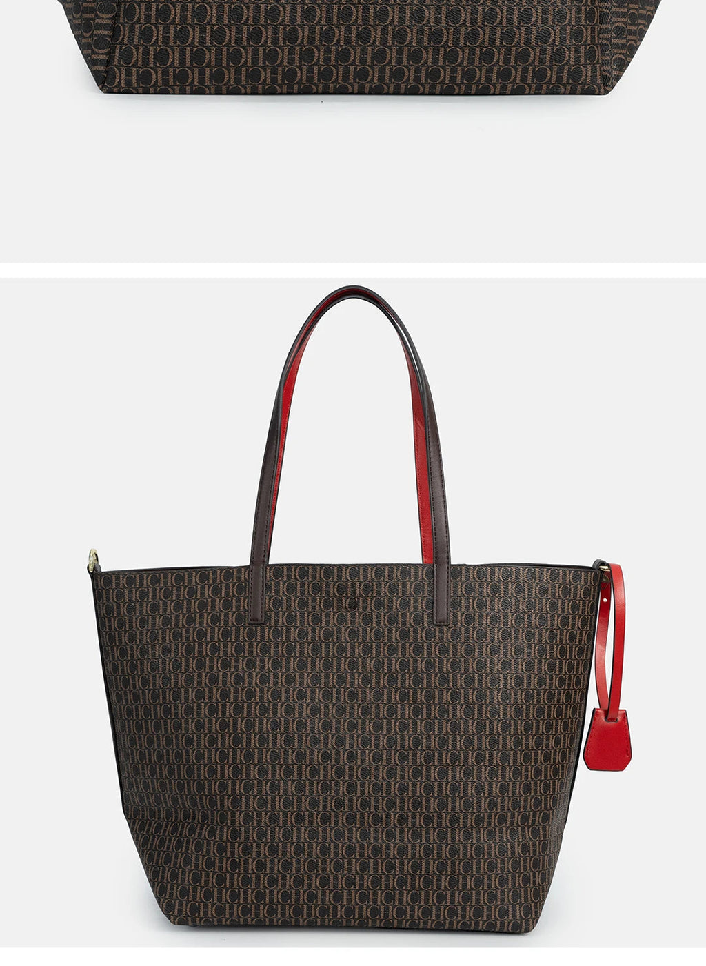 CH Elegant Light Luxury Practical With Bags Pure Color Simple Large Capacity Casual Resistant Brand Women's Bag Shoulder Bag Nanasbeautyholic