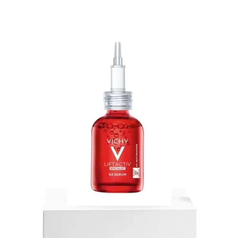 VICHY Vitamin B3 Hyaluronic Acid Essence Hydrates, Anti-Aging, Diminishes Fine Lines, Firms, Repairs, Nourishes Skin Care Nanasbeautyholic