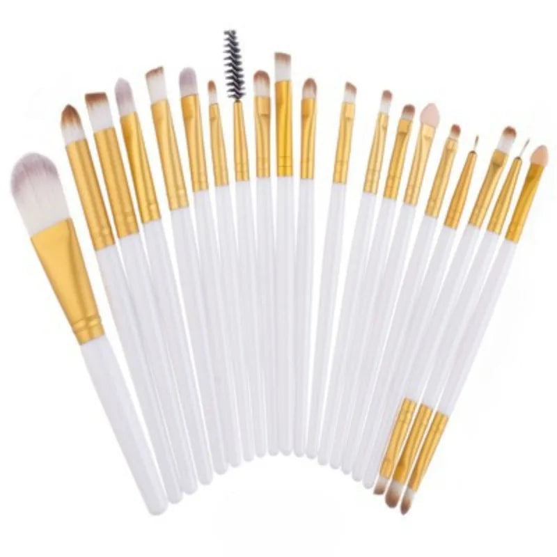 20pcs Eye brush Complete eyeshadow Brush Beauty Tool Explosive neutral logo Free Eyeliner brush Nanasbeautyholic