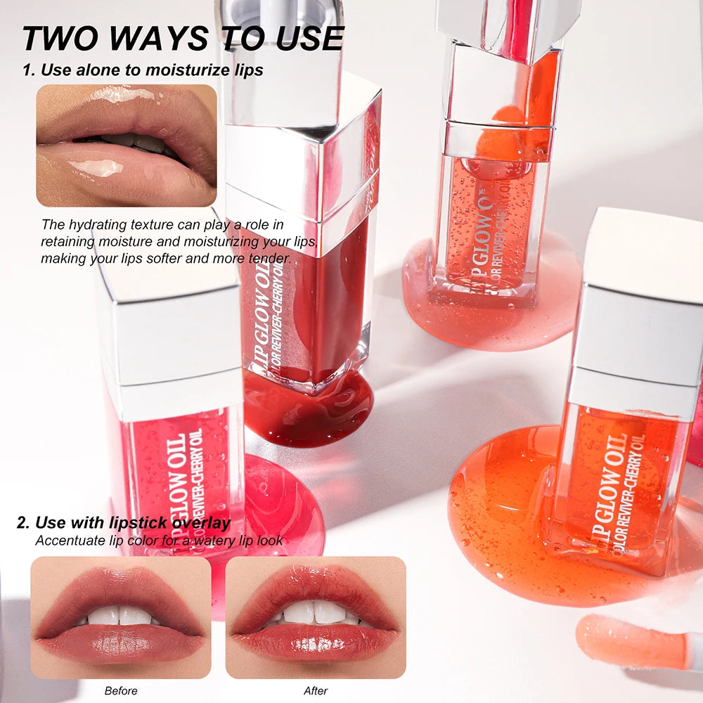 YOUNG VISION Lip Moisturizing Oil 5 Colors Available Dudu Lip Color Water Mist Lip Gel Moisturizing and Moisturizing Lip Color Nanasbeautyholic
