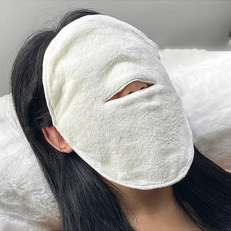 Warm compress towel Cold compress face compress face towel Double thickness beauty salon Beauty hair towel skin care Nanasbeautyholic