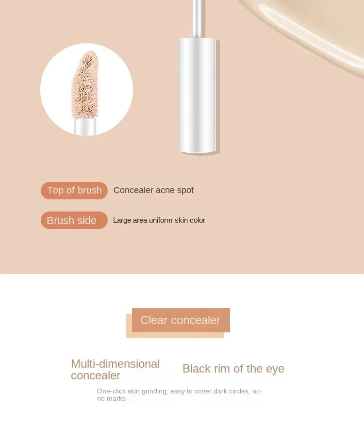 Svmy Liquid Contouring Concealer – Waterproof, Moisturizing & Long-Lasting Coverage for Dark Circles & Acne | 4 Shades