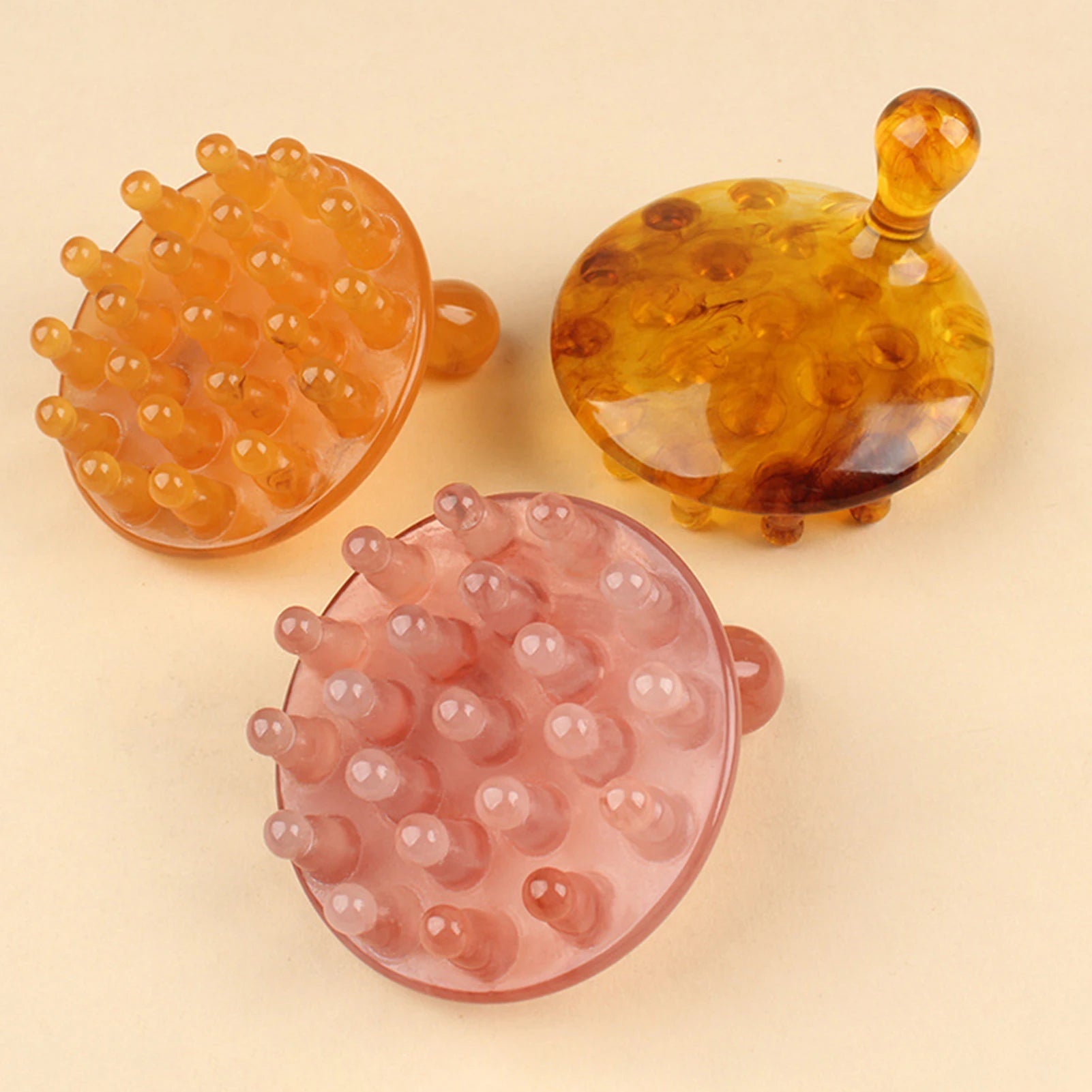 Resin Scalp Massage Comb Cellulite Lymphatic Drainage Massager for Muscles Back Neck Shoulder Relaxation Massager Nanasbeautyholic