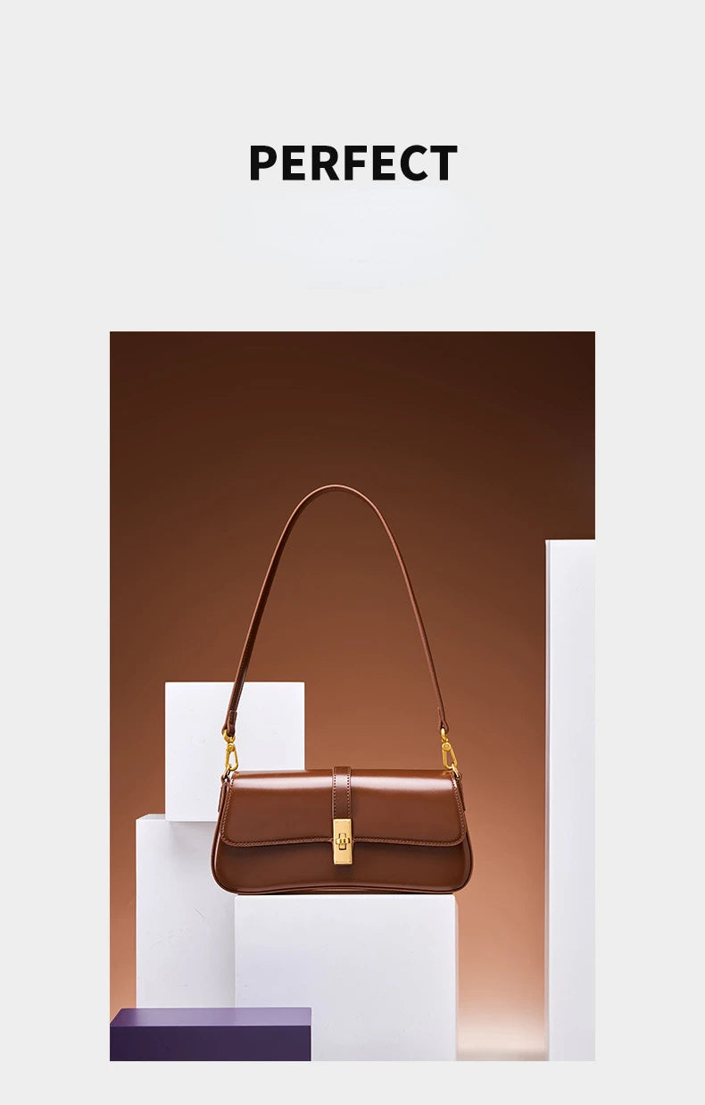 Jonlily Women Genuine Leather Shoulder Bag