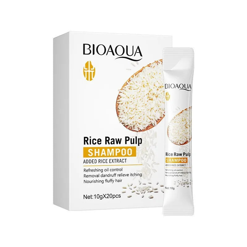 BIOAQUA Rice Milk Hair Mask 5 Seconds Soft Natural Repair Magical Prevent Dryness Split Damage Beauty Frizz Hair Care Nanasbeautyholic