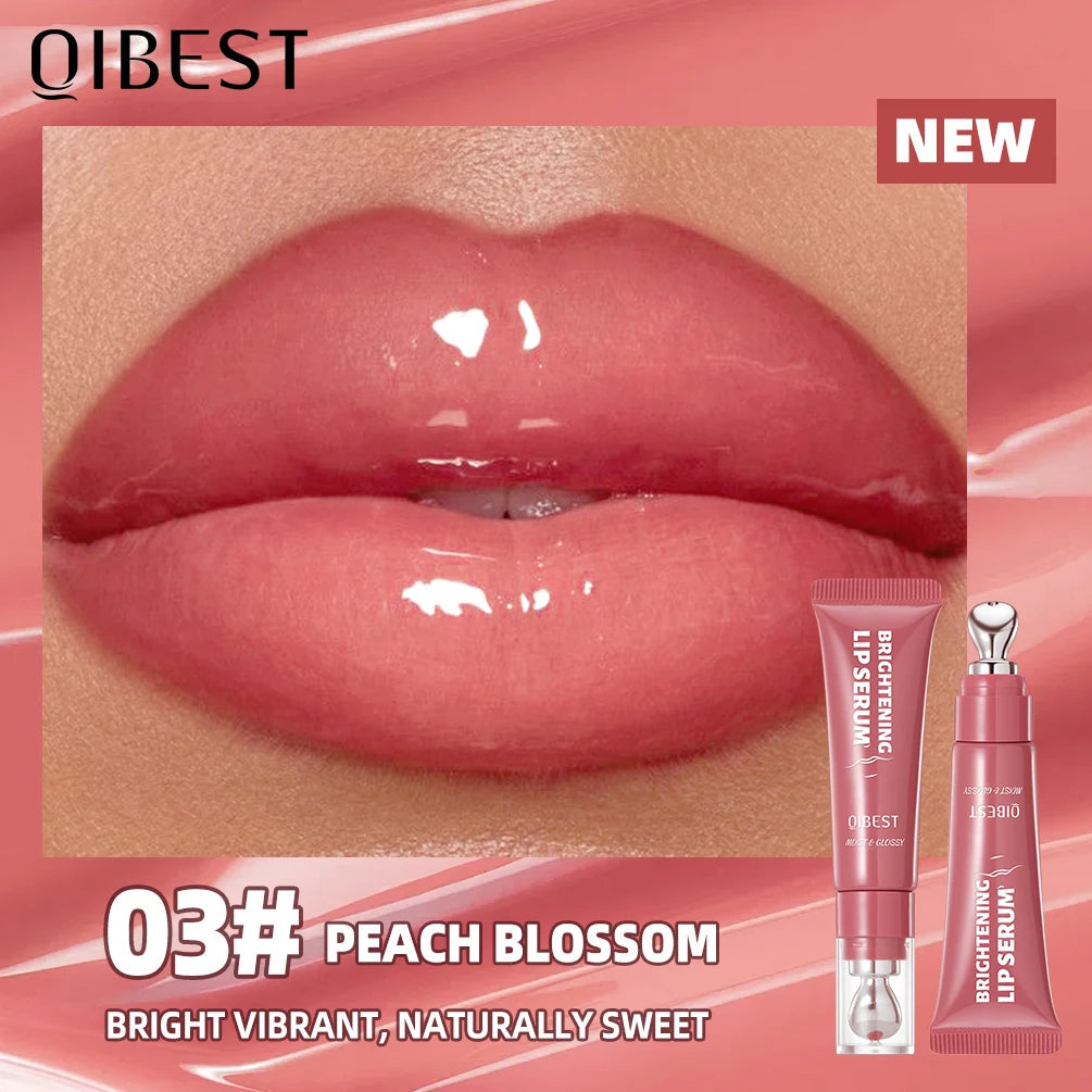 QIBEST Mirror Pearl Lipgloss Long Lasting Moisturizing Lipstick Shine Glitter Lip Glaze Non Stick Cup Jelly Pout Lip Tint Makeup Nanasbeautyholic