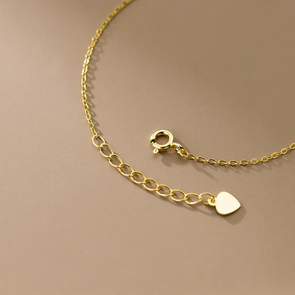 925 Sterling Silver Heart Bracelet | 5A CZ Link Chain | Y2K Gothic Aesthetic | Women's Fine Jewelry
