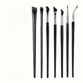 7 combination precision detail makeup brushes, eyeliner and eyebrow brush sets, with ultra-thin eyebrow and lower eyelid brushes Nanasbeautyholic