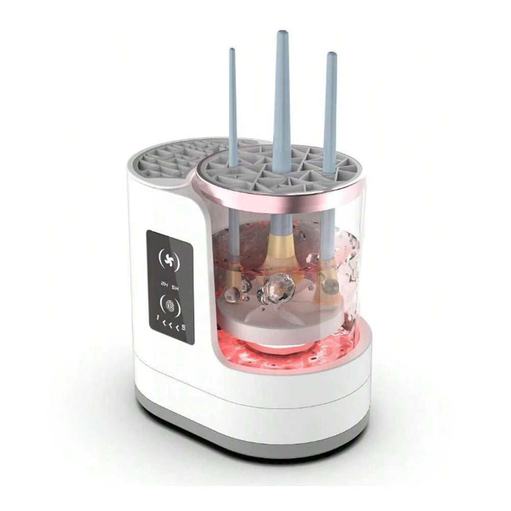 Electric makeup brush cleaner, a cleaning tool for makeup brushes and foundation.