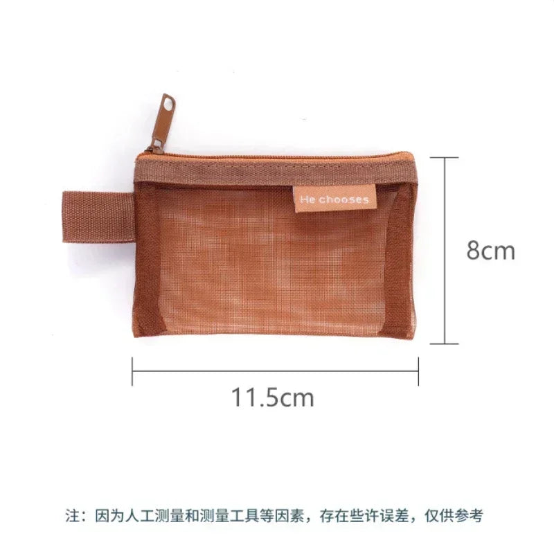 Square Solid Color Coin Bag