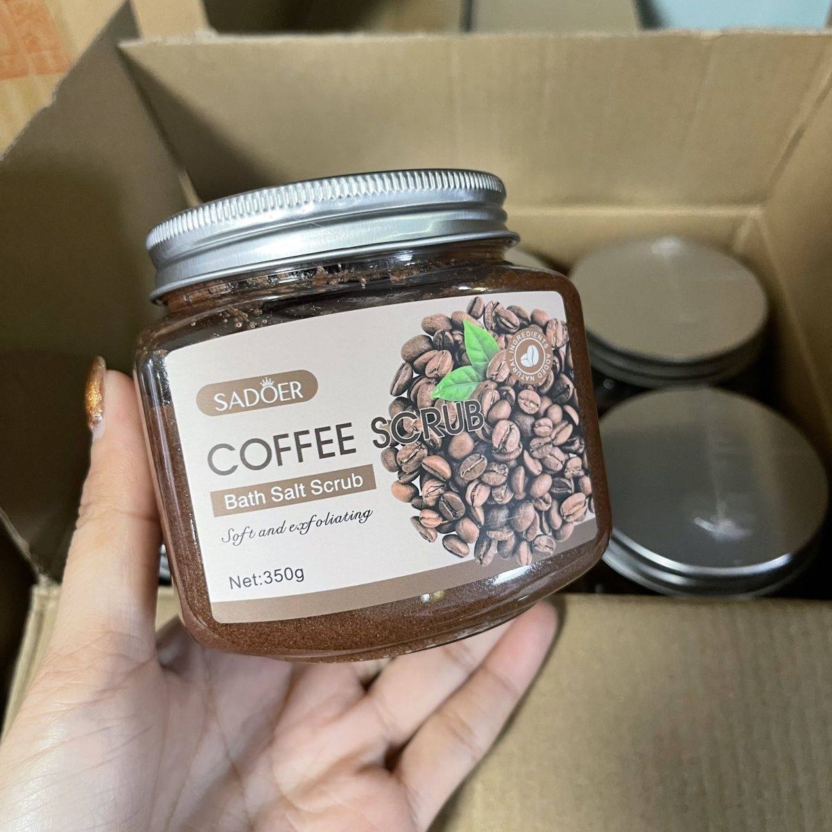Exfoliating Body Scrub – Coffee, Coconut, Rose & More | Deep Cleanse & Smooth Skin