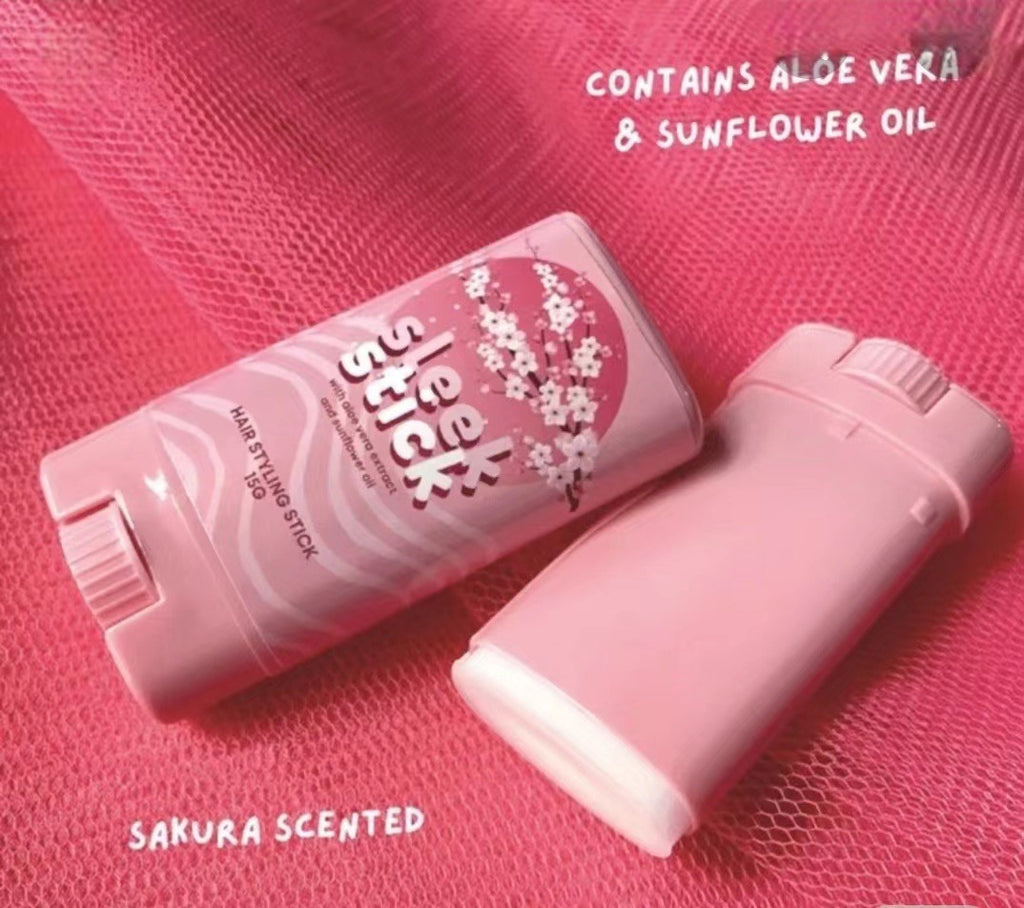 Sakura & Aloe Hair Wax Stick – Frizz Control & Silky Smooth Finish