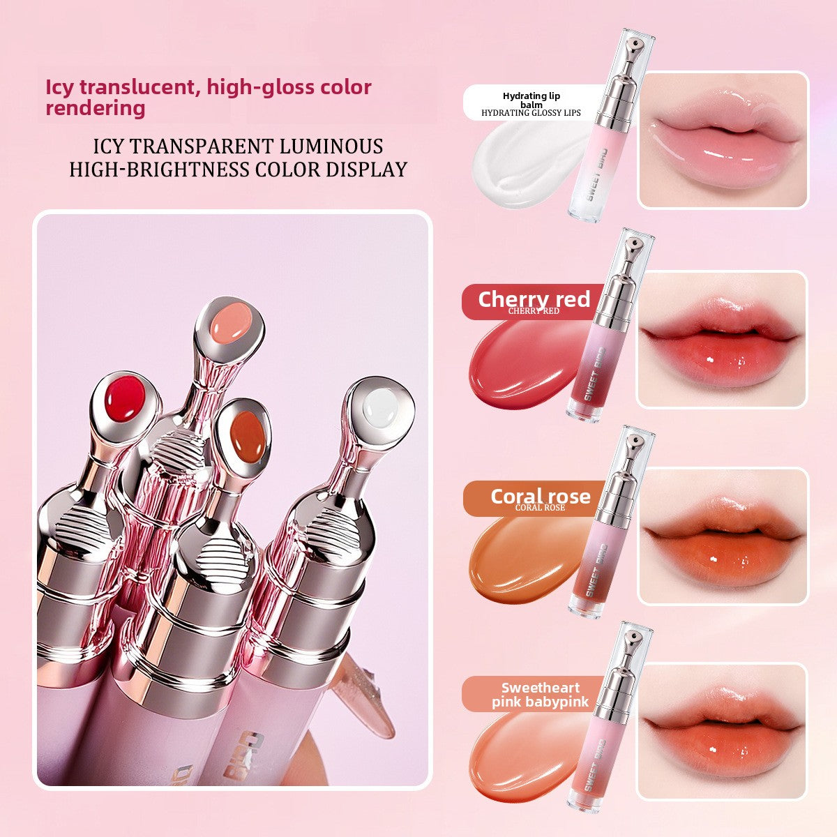 Sweet Bird Hydrating Lip Gloss | Mirror Shine & Long-Lasting Color