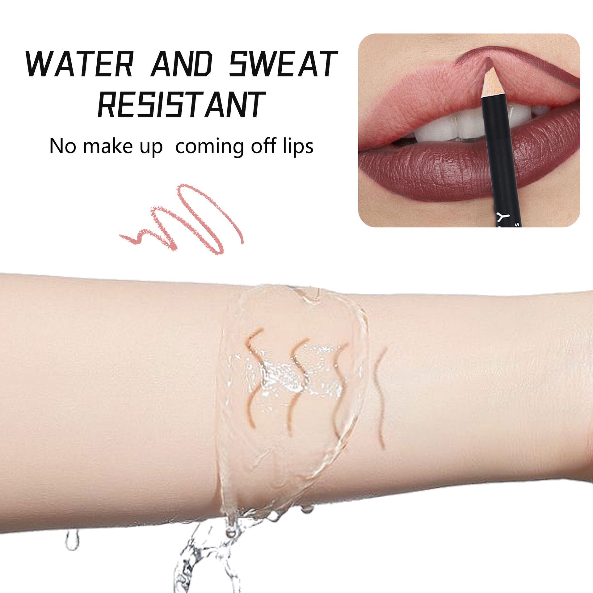 12-Piece Matte Lipstick & Lip Liner Set – Long-Lasting Nude & Red Shades