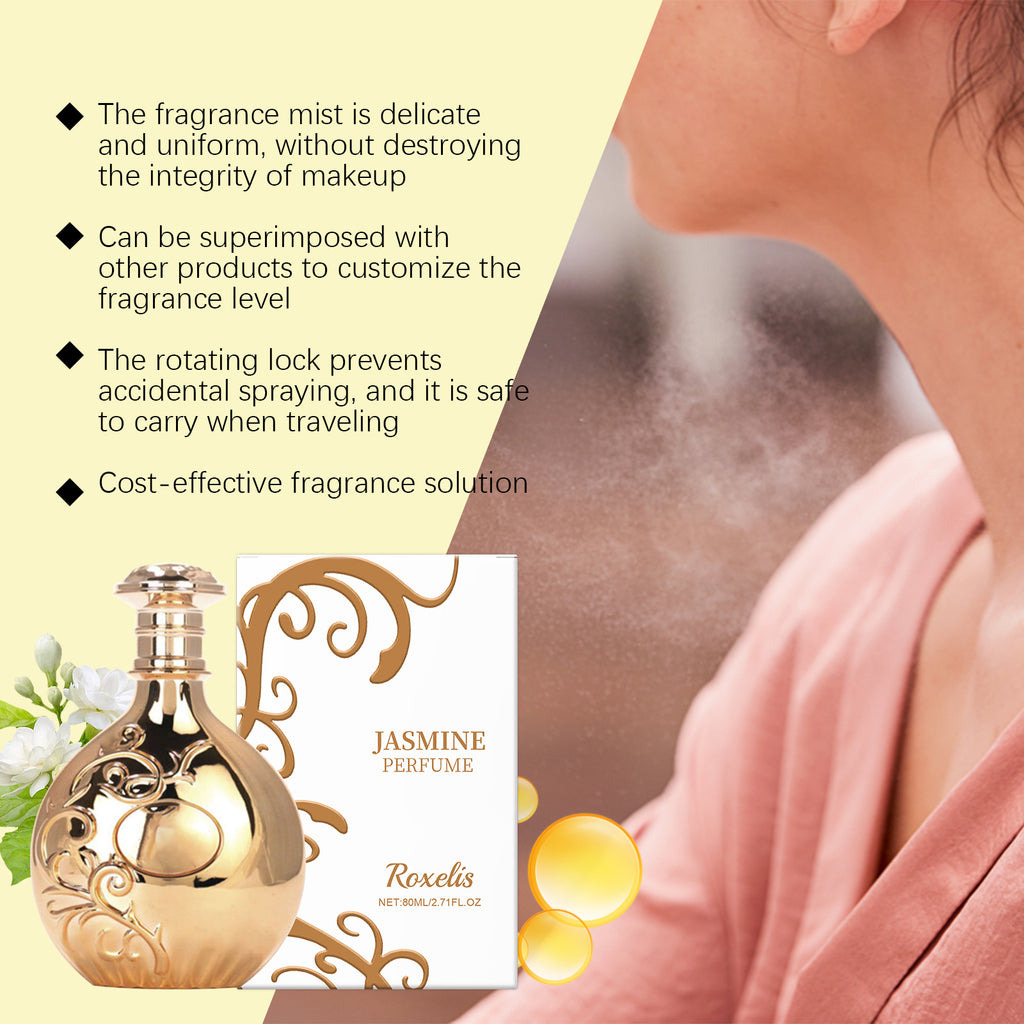 Jasmine Luxe Eau de Parfum | Long-Lasting Floral Fragrance | 80ml