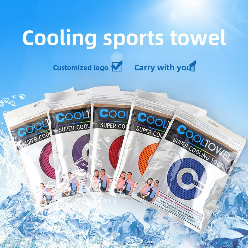 Instant Cooling Sports Towel – Quick Dry & Sweat-Absorbing | 10 Colors, 3 Sizes