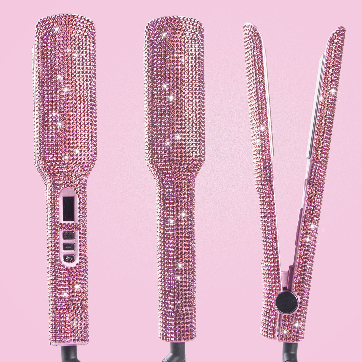 Professional Ceramic Tourmaline Hair Straightener | LCD Display & MCH Fast Heating