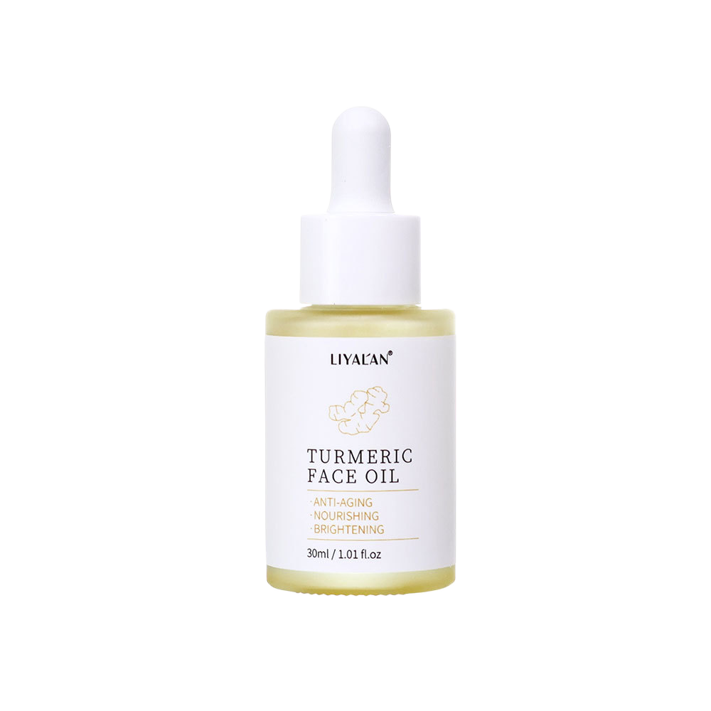 Liyalan Turmeric Glow Facial Oil – Anti-Aging & Brightening Serum with Jojoba & Vitamin E