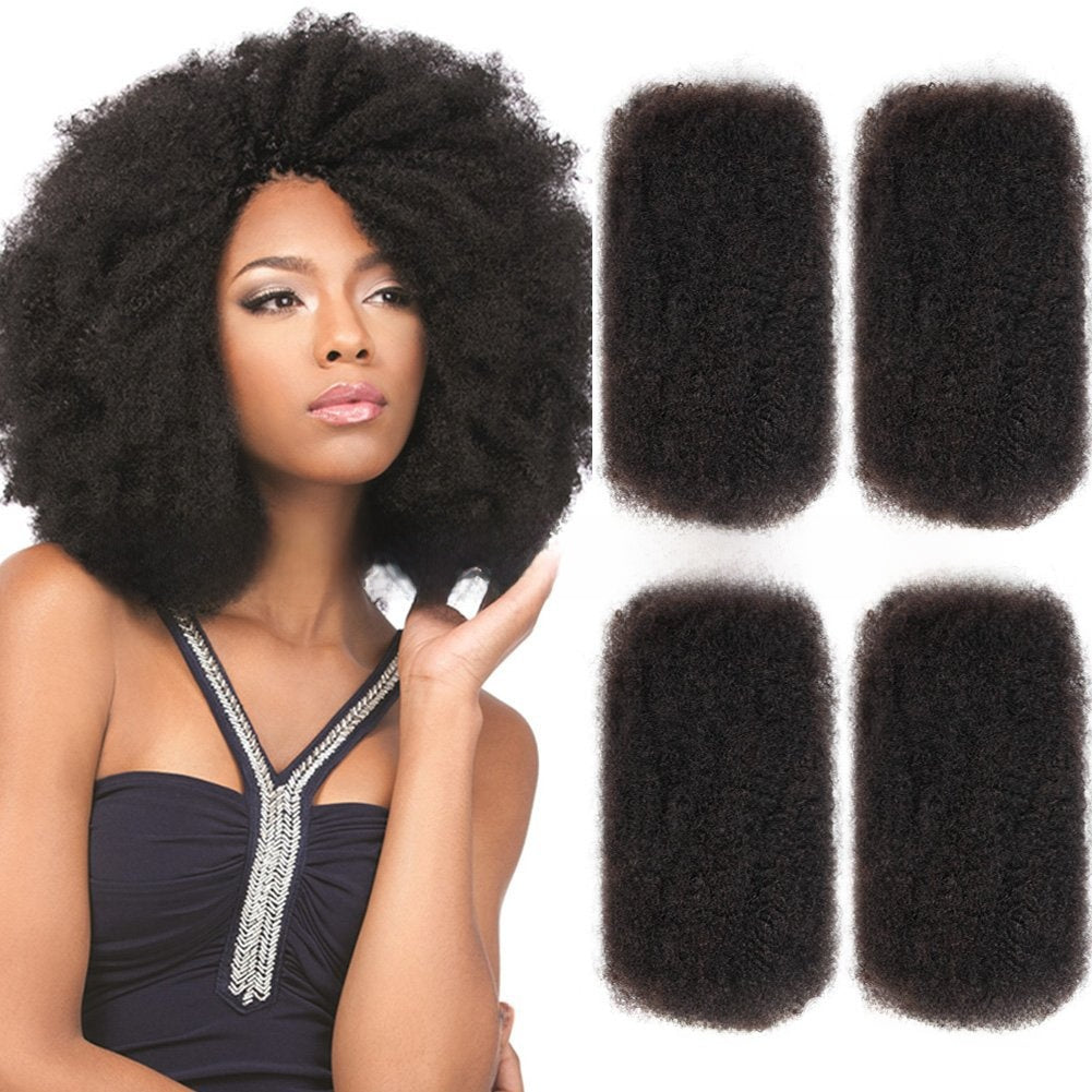 Afro Kinky Bulk Hair for Braiding – Heat-Resistant Synthetic Fiber | 8" & 16"