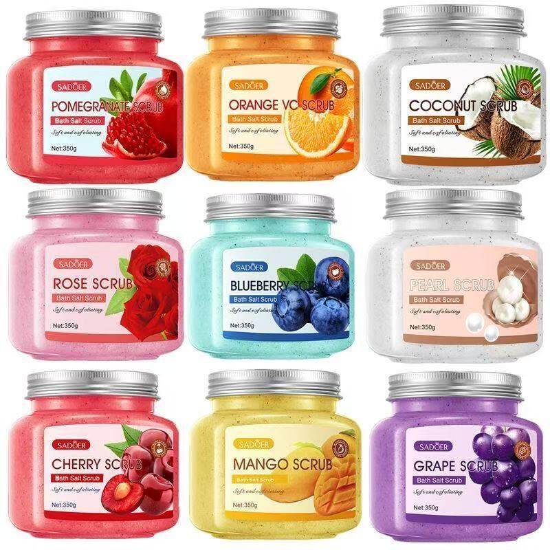 Exfoliating Body Scrub – Coffee, Coconut, Rose & More | Deep Cleanse & Smooth Skin