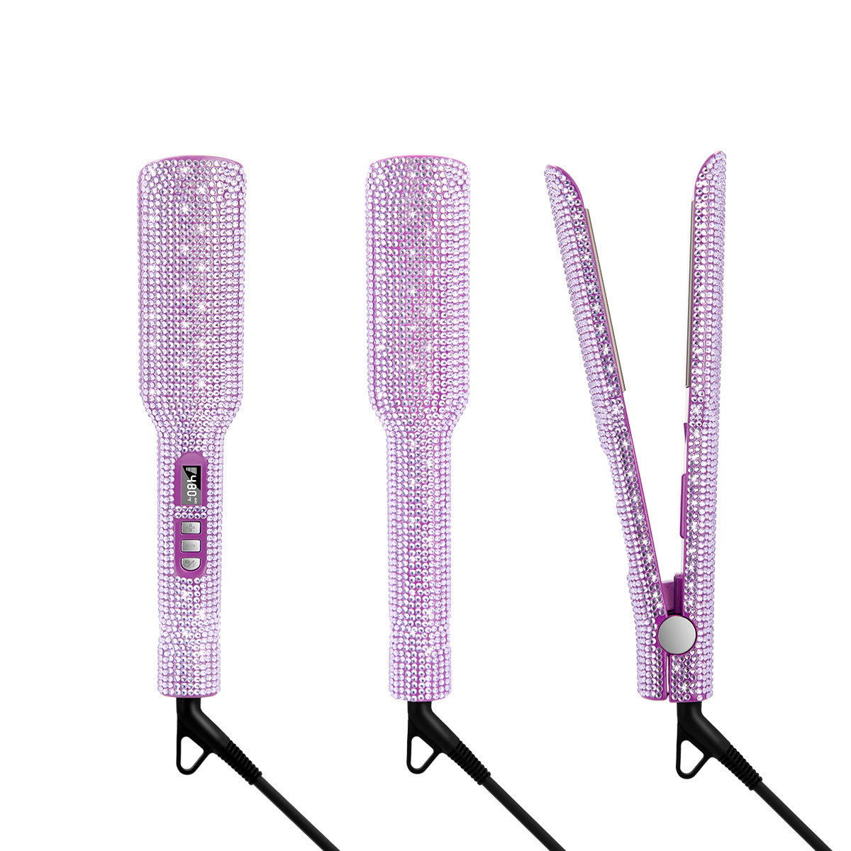 Professional Ceramic Tourmaline Hair Straightener | LCD Display & MCH Fast Heating