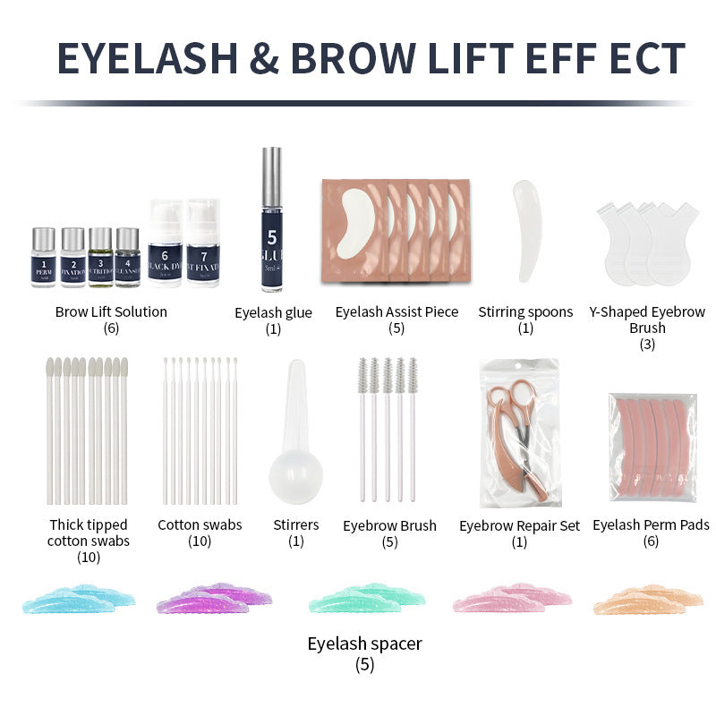 5-in-1 Lash Perm & Brow Tint Kit – Professional Salon Results at Home